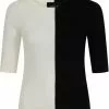 New In Collectif Savannah Contrast 60's Top Black White 2 New In Collectif Savannah Contrast 60's Top Black White