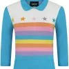 Collectif Rigel Rainbow Star 60's Truitje Top Multi Colour New In 1 Collectif Rigel Rainbow Star 60's Truitje Top Multi Colour New In