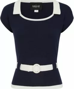 Collectif Norma 40's Jumper Navy Blue