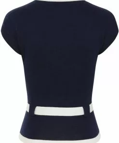 Collectif Norma 40's Jumper Navy Blue