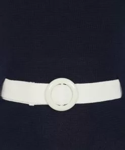 Collectif Norma 40's Jumper Navy Blue 8 Collectif Norma 40's Jumper Navy Blue