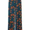 Collectif Alizee Flora 70's Trousers Navy New In 1 Collectif Alizee Flora 70's Trousers Navy New In