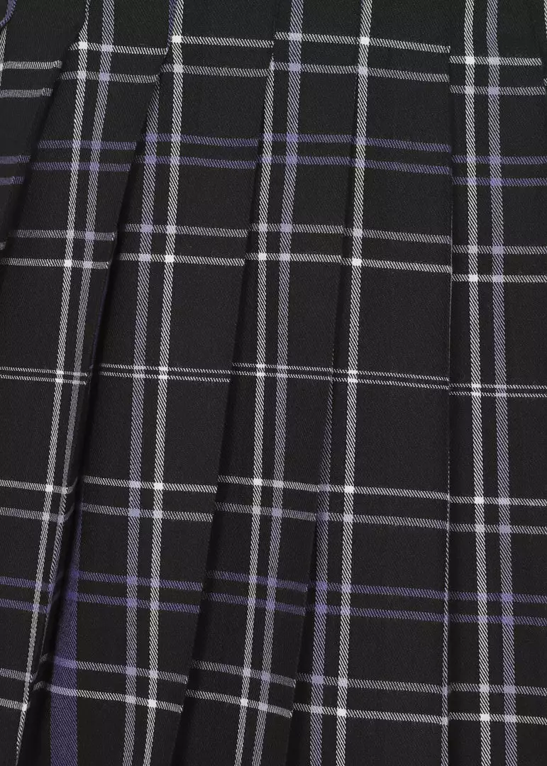 Collectif Daria Nancy Check 60's Mini Skirt Black 5 Collectif Daria Nancy Check 60's Mini Skirt Black