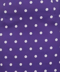 Collectif Polly Pretty Polka 50's Pencil Skirt Purple 10 Collectif Polly Pretty Polka 50's Pencil Skirt Purple
