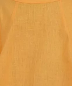 Collectif Matilde Heart Trim 50's Swing Skirt Orange New In