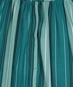 Collectif Katherine Mint Humbug 50's Swing Skirt Green New In