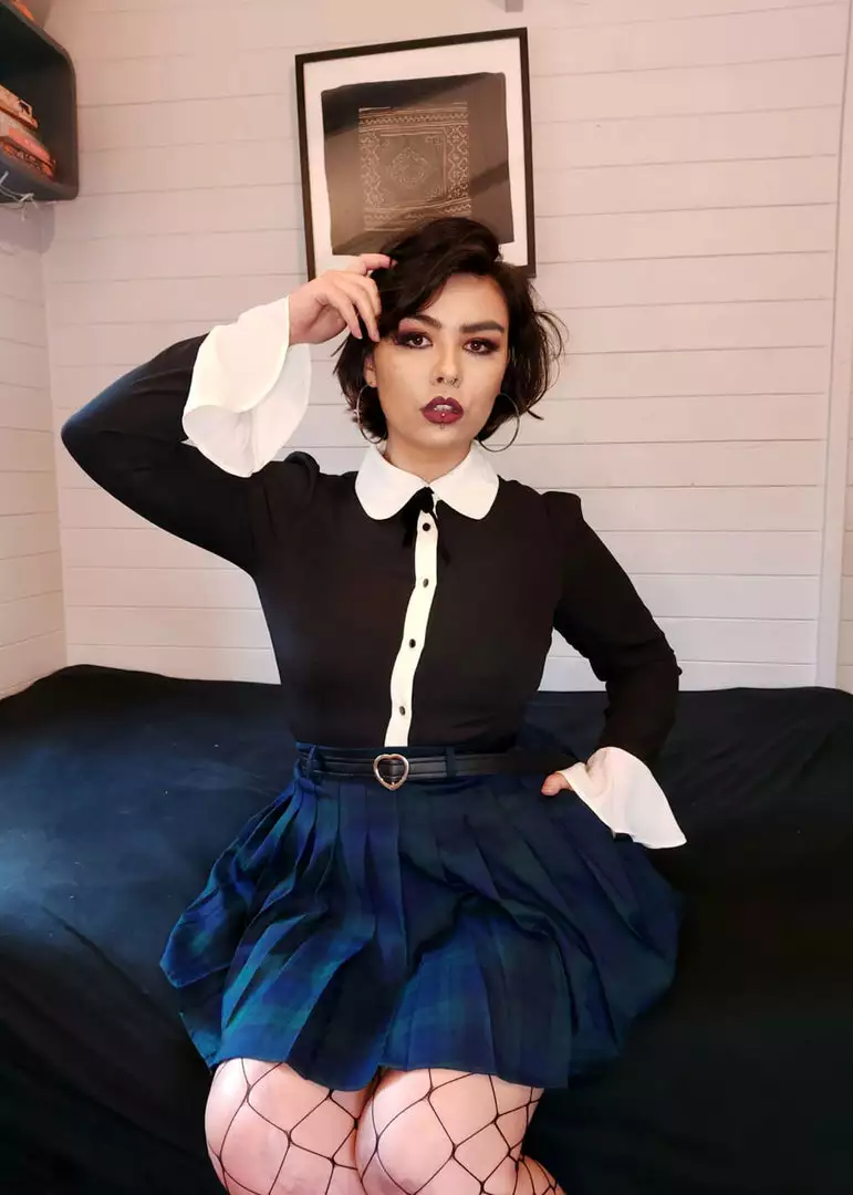 Collectif Prudence 60's Blouse Black 6 Collectif Prudence 60's Blouse Black