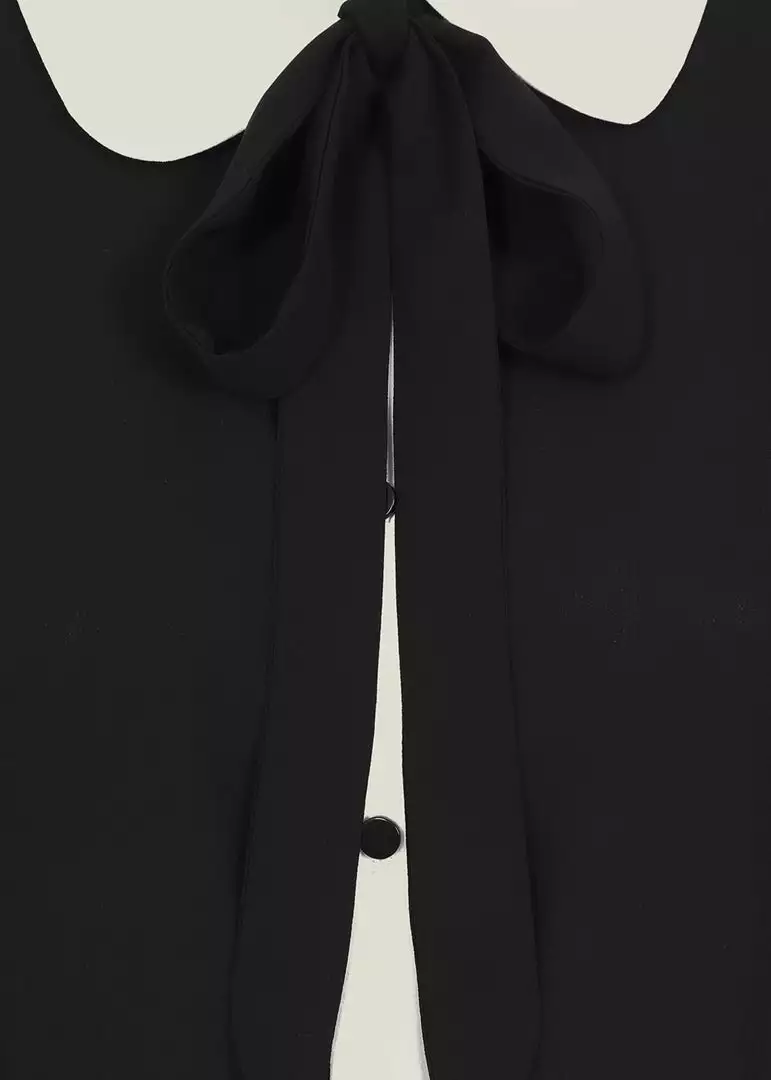 Collectif Prudence 60's Blouse Black 5 Collectif Prudence 60's Blouse Black