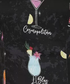 New In Collectif Lorena Coctail Menu 50's Top Black 9 New In Collectif Lorena Coctail Menu 50's Top Black