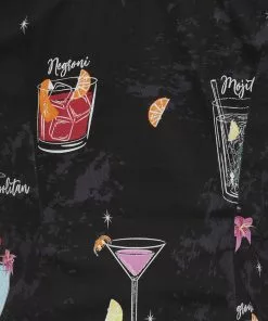 New In Collectif Lorena Coctail Menu 50's Top Black 7 New In Collectif Lorena Coctail Menu 50's Top Black