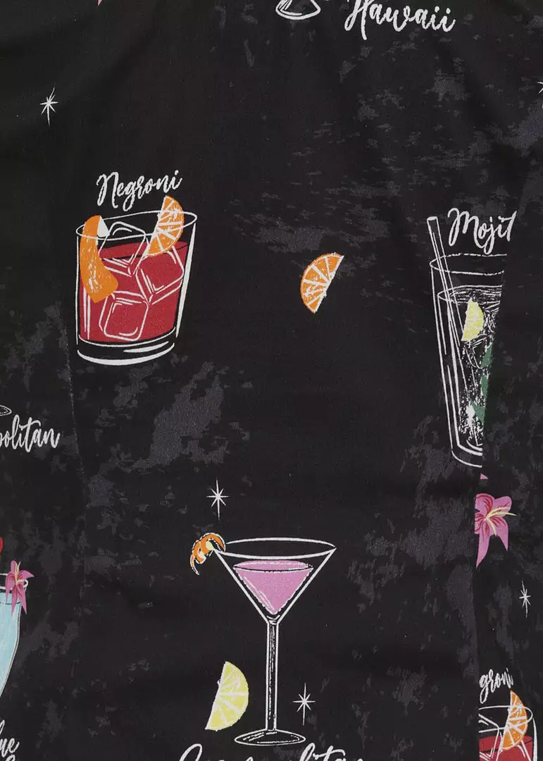 New In Collectif Lorena Coctail Menu 50's Top Black 4 New In Collectif Lorena Coctail Menu 50's Top Black