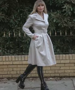 Collectif Jolianna 50's Trenchcoat Beige
