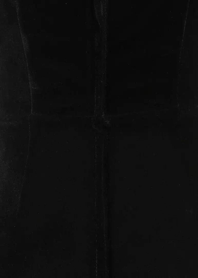 Collectif Dorcas Velvet 80's Pencil Dress Black 9 Collectif Dorcas Velvet 80's Pencil Dress Black