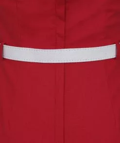 Collectif Dorabella 50's Pencil Dress Red 9 Collectif Dorabella 50's Pencil Dress Red