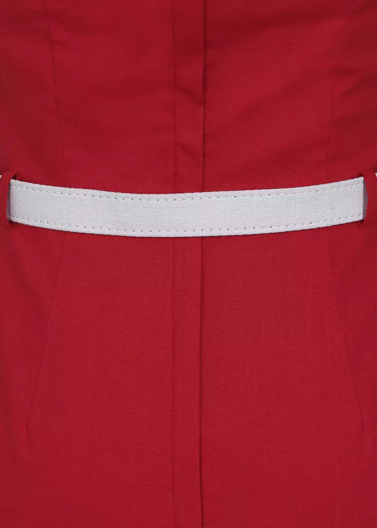 Collectif Dorabella 50's Pencil Dress Red 6 Collectif Dorabella 50's Pencil Dress Red