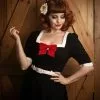 Collectif Sadie 50's Swing Dress Black 2 Collectif Sadie 50's Swing Dress Black