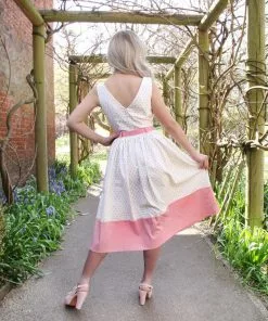 Collectif Brielle Love Heart 50's Swing Dress Ivory 12 Collectif Brielle Love Heart 50's Swing Dress Ivory