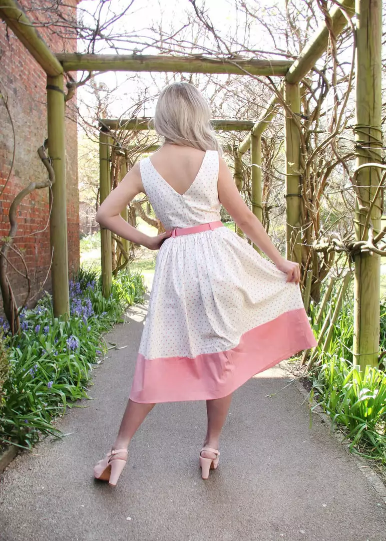 Collectif Brielle Love Heart 50's Swing Dress Ivory 6 Collectif Brielle Love Heart 50's Swing Dress Ivory