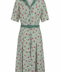 New In Collectif Gloria Berry Bush 40's Dress Multi