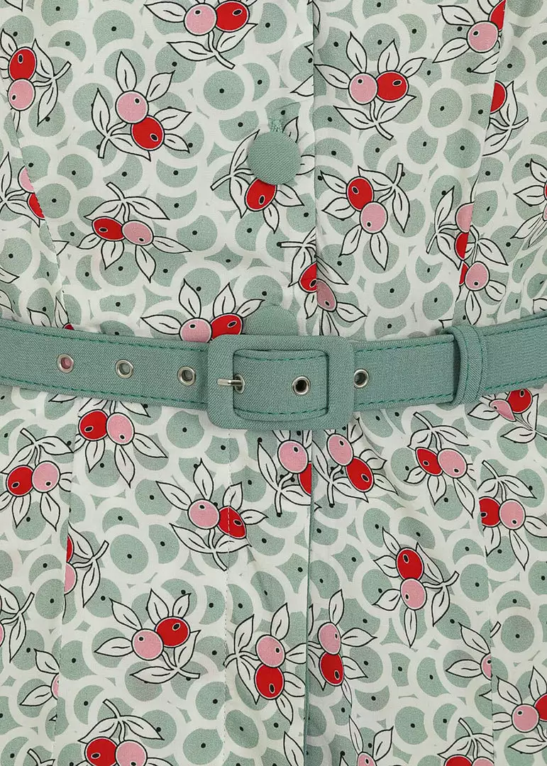 New In Collectif Gloria Berry Bush 40's Dress Multi 4 New In Collectif Gloria Berry Bush 40's Dress Multi