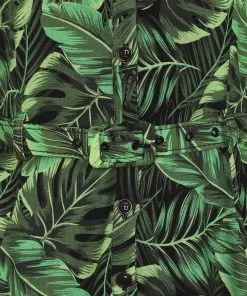 Collectif Caterina Tropics 50's Swing Dress Green New In