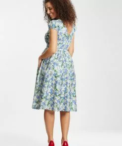 Collectif Demira Dreamy Floral 50's Swing Dress Multi