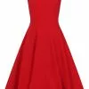 Collectif Ridly 50's Swing Dress Red 2 Collectif Ridly 50's Swing Dress Red