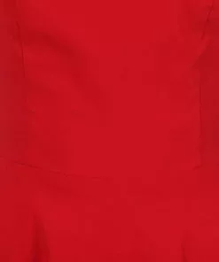 Collectif Ridly 50's Swing Dress Red