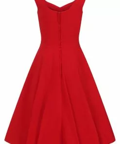 Collectif Ridly 50's Swing Dress Red