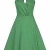 Collectif Hadley 50's Swing Dress Green New In