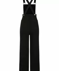 Collectif Kayden 60's Dungarees Black New In 10 Collectif Kayden 60's Dungarees Black New In