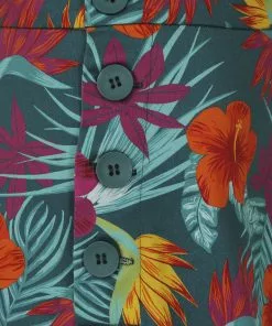 New In Collectif Adriana Tropico 50's Shorts Multi Colour 9 New In Collectif Adriana Tropico 50's Shorts Multi Colour