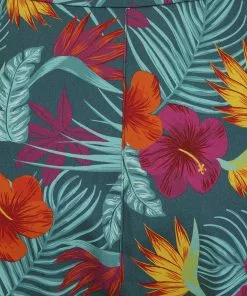 New In Collectif Adriana Tropico 50's Shorts Multi Colour