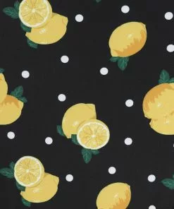 Collectif Lemon Polka 50's Bikini Brief Black 12 Collectif Lemon Polka 50's Bikini Brief Black