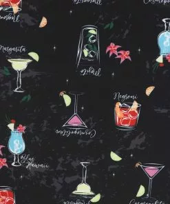 Collectif Cocktail Menu 50's Bikini Brief Black New In