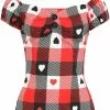 New In Collectif Dolores Heart Gingham 50's Top Red 1 New In Collectif Dolores Heart Gingham 50's Top Red