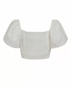 New In Collectif Amoura Broderie 70's Top White 8 New In Collectif Amoura Broderie 70's Top White