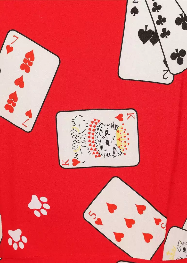 New In Collectif Akiko Cat Croupier 40's Jumpsuit Red 4 New In Collectif Akiko Cat Croupier 40's Jumpsuit Red