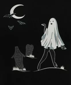 Collectif Ghouls Just Wanna Have Fun Girly T-Shirt Black