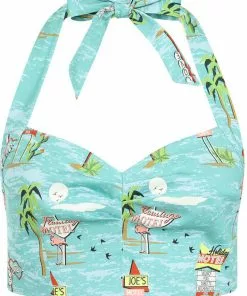 Collectif Adriana Motel Top Blue New In