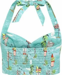 Collectif Adriana Motel Top Blue New In