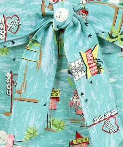 Collectif Eugenia Motel 50's Capris Trousers Blue New In 10 Collectif Eugenia Motel 50's Capris Trousers Blue New In