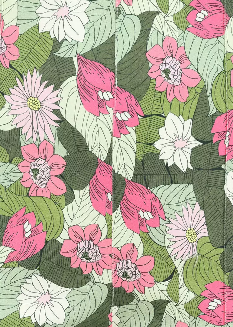 Collectif Bonnie Palm Blush Floral 50's Trousers Green 5 Collectif Bonnie Palm Blush Floral 50's Trousers Green