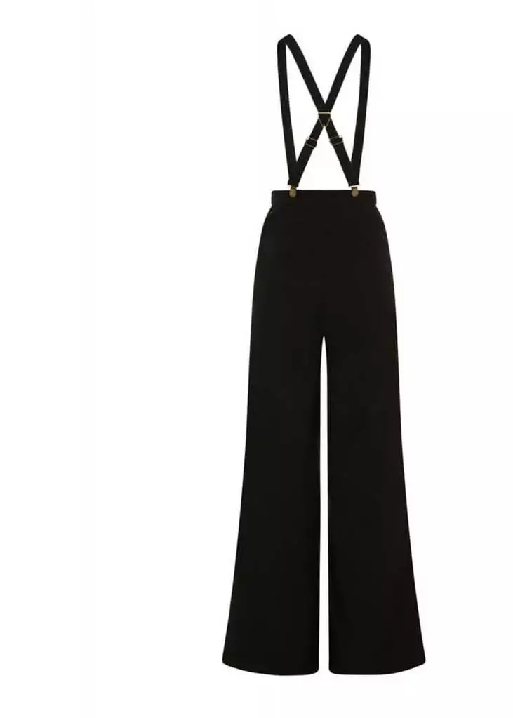 Collectif Glinda 40's Trousers Black 5 Collectif Glinda 40's Trousers Black