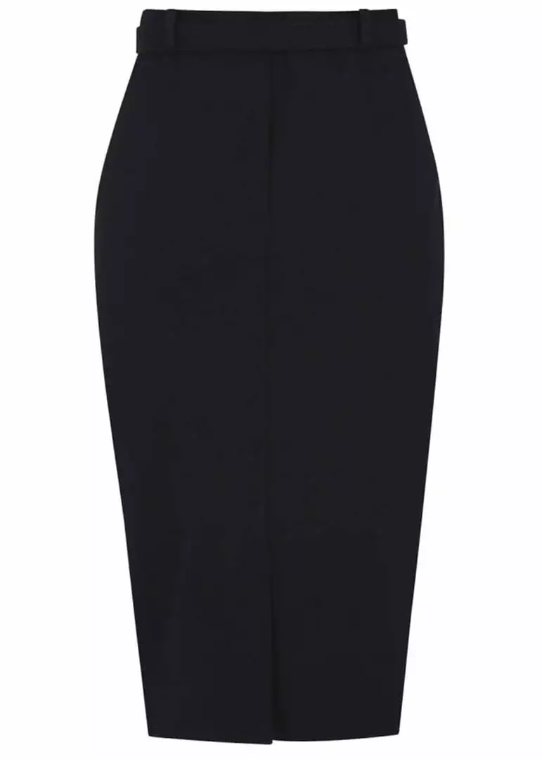 Collectif Agatha 50's Pencil Skirt Black New In 8 Collectif Agatha 50's Pencil Skirt Black New In