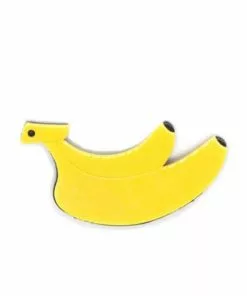 New In Collectif Banana Brooch Yellow