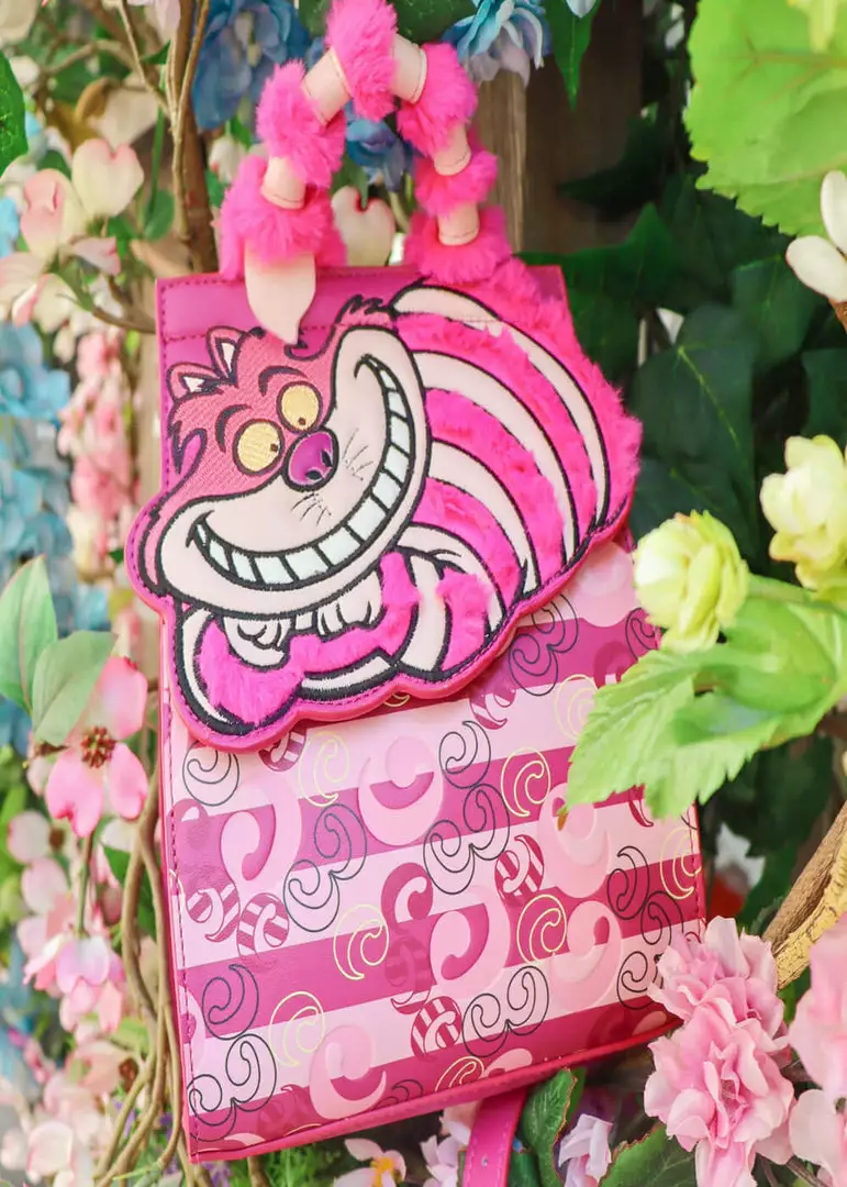 Danielle Nicole Disney Alice In Wonderland Cheshire Cat Backpack Pink 4 Danielle Nicole Disney Alice In Wonderland Cheshire Cat Backpack Pink