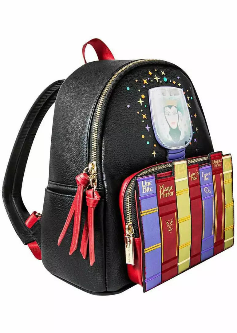 New In Danielle Nicole Disney Villains Evil Queen Backpack Black 4 New In Danielle Nicole Disney Villains Evil Queen Backpack Black