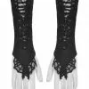 New In Dark In Love Punk Spiderweb Gloves Black 2 New In Dark In Love Punk Spiderweb Gloves Black