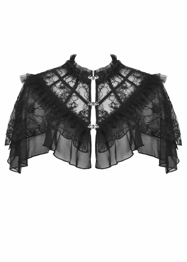Dark In Love Empress Lace Cape Black New In 3 Dark In Love Empress Lace Cape Black New In
